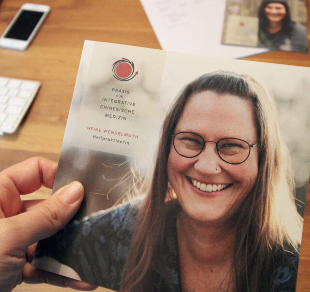 Flyergestaltung für die Praxis einer Heilpraktikerin