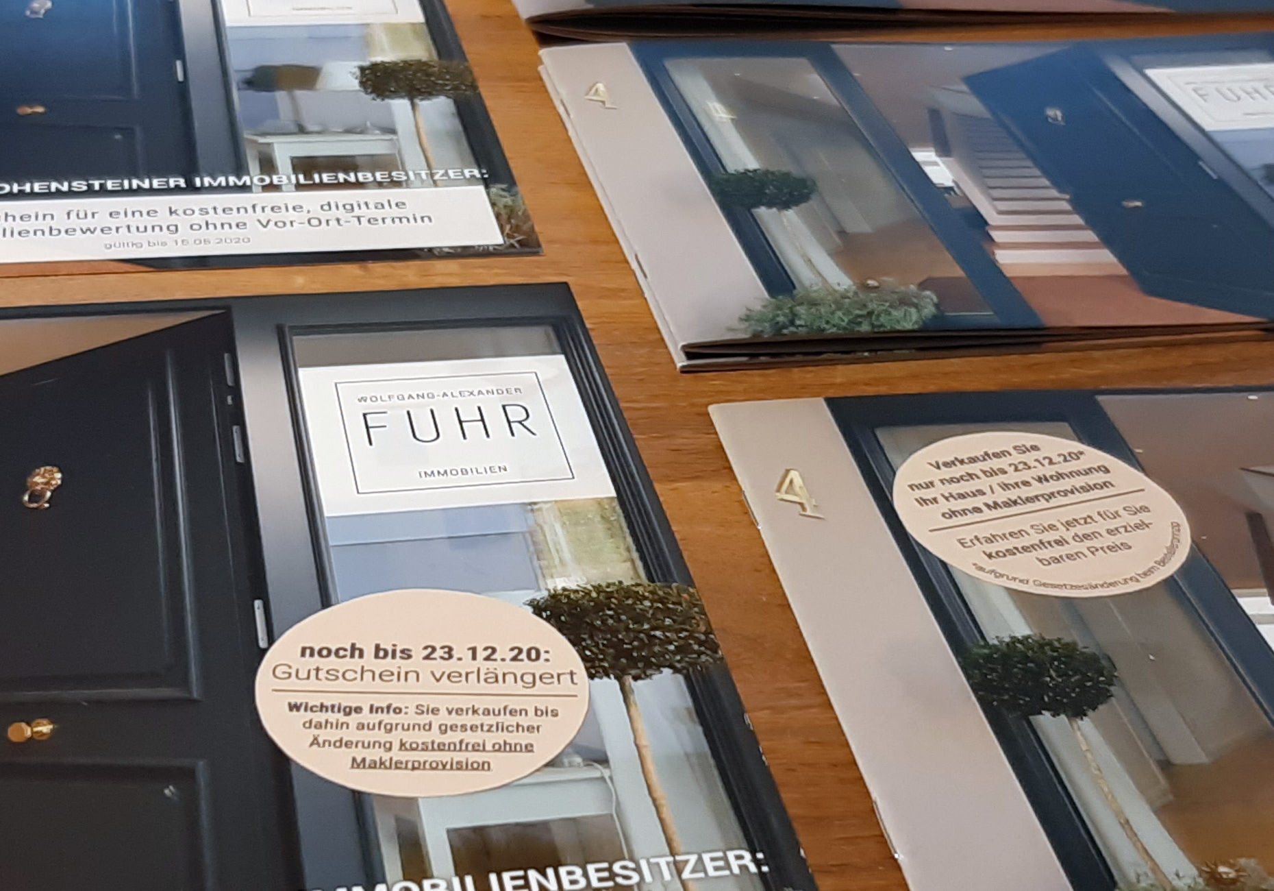 Grafikdesign von Broschüren