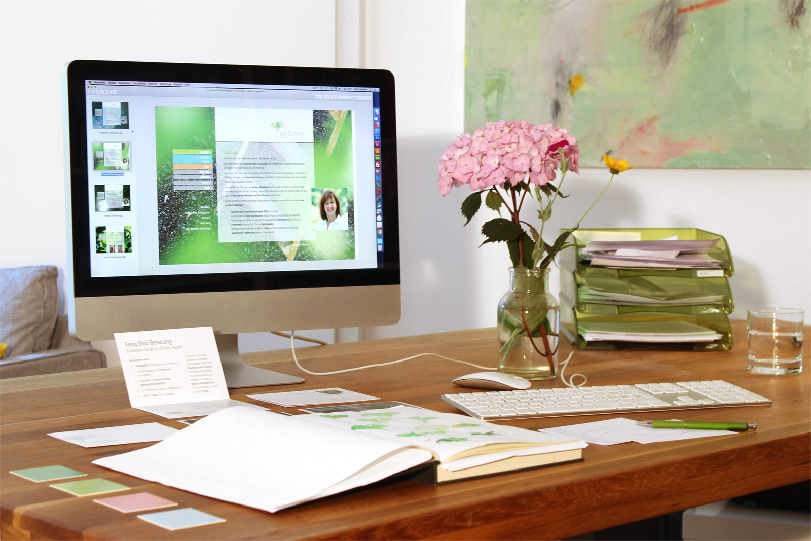 Von der Logogestaltung bis zur fertigen Webseite: Projekt für die Kundin Ute Sommer