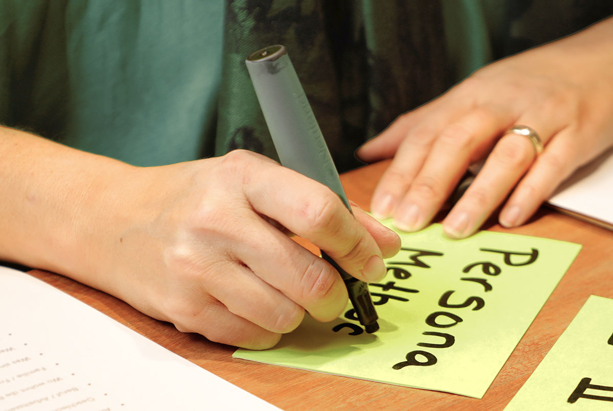 Personamethode für Marketingworkshops